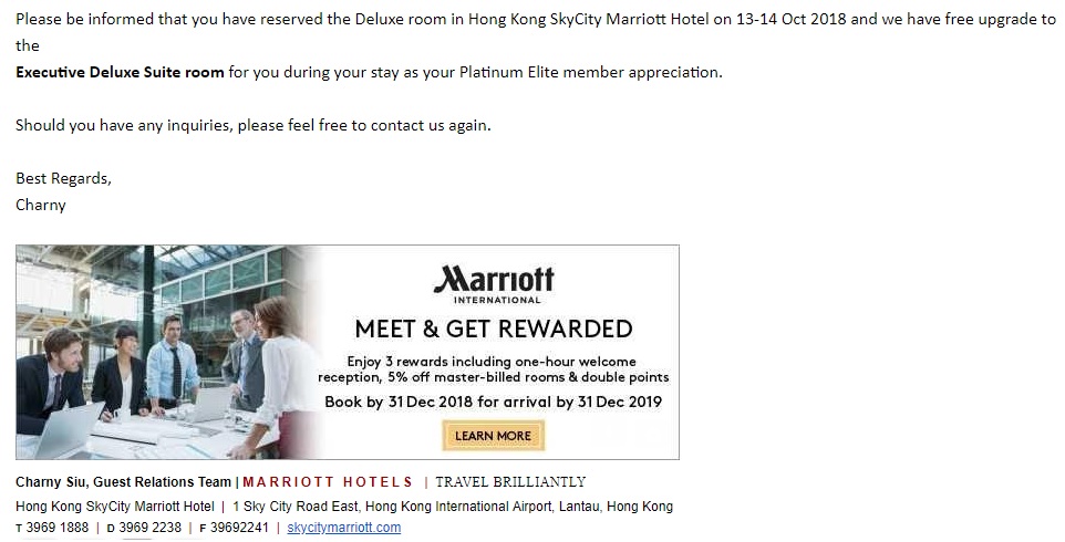 ポイントで無料旅行！ マリオットアップグレード 香港の旅行記|香港スカイシティマリオットホテルにSPGアメックスで無料宿泊！・部屋とアクセス編 香港旅行  