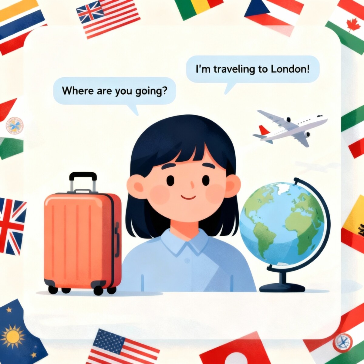 I LOVE TRAVEL ryoko_eikaiwa_girl 海外旅行の英会話！必須フレーズとシチュエーション別例文 海外旅行 